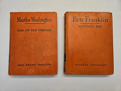 Childhood of Famous Americans Series 1940's (2): Ben Franklin, Martha Washington Foto 1 de 4