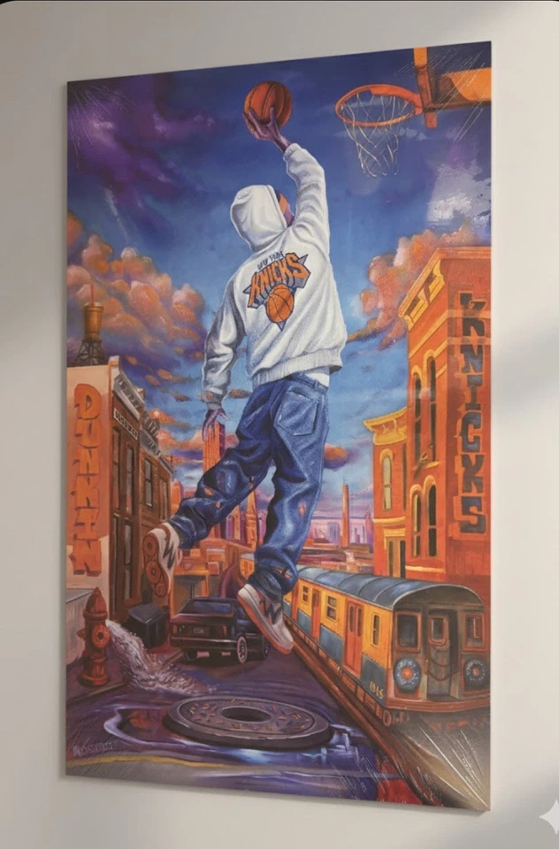 Limited Edition Dunkin’ X New York Knicks Poster Design By International Artists - Image 1 of 4