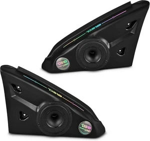 DS18 SLG-AR6LDV2 Polaris Slingshot Armrest Panels Loaded 2x6.5" LED OEM Pair - Picture 1 of 9