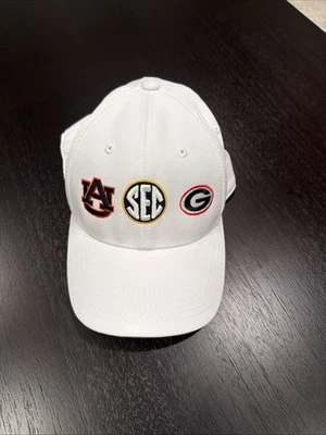 Auburn Tigers Georgia Bulldogs SEC CHAMPIONSHIP Top Of The World Hat - Image 1 of 4