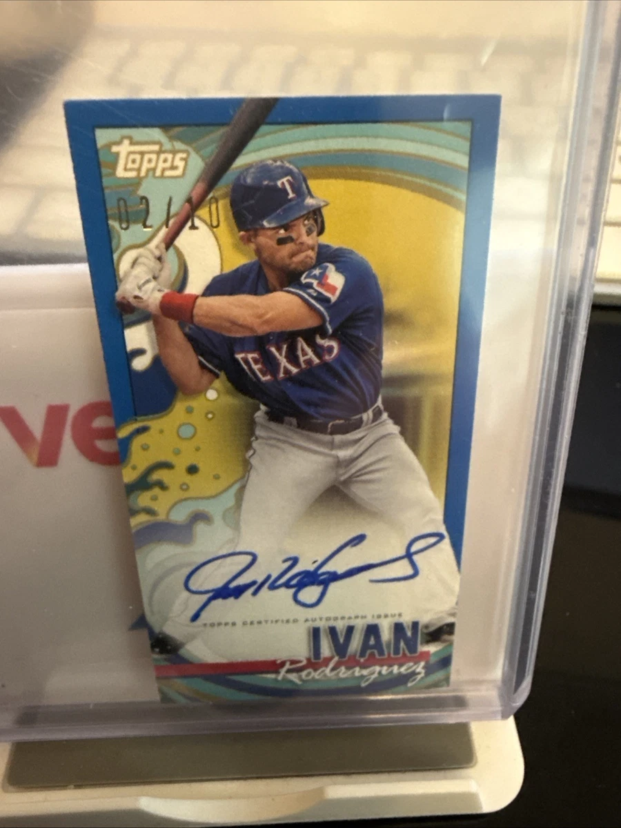 Topps Ivan Rodriguez Rookie Baseball Trading Cards & Accessories