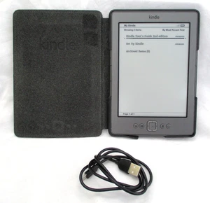 Amazon Kindle DO1100 4th Generation - WiFi - Grey - Picture 1 of 11