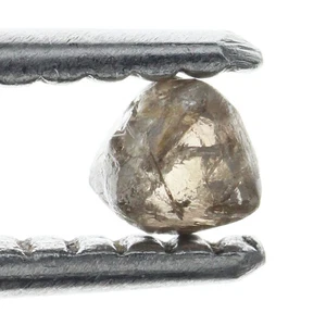 Octahedron 0.25 carat Natural Loose light brown 3.27X3.19X3.12MM Rough Diamond - Picture 1 of 2