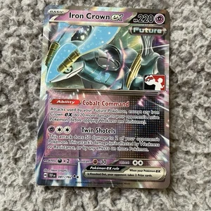 Corona di Ferro Ex Pokemon Prize Pack Serie 5 Promo Carta Pokemon NM/LP Play Stamp - Foto 1 di 6