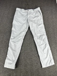 Nike Golf Chino Pants Mens 36x32 Gray Flat Front Modern Fit Performance Stretch - Picture 1 of 10