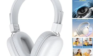 Kids Bluetooth Headphones, Kids Wireless Headphones with HD ANC Microphone, 50 - Picture 1 of 7
