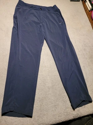 Pantalones Oakley Para Hombre 31x26 Azul Marino Chino Performance Golf Ligeros Poliéster Foto 1 de 4