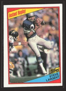 1984 Topps #197 Steve Largent Instant Replay Seattle Seahawks NM/MT - Picture 1 of 2