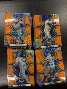 2022 Mosaic REACTIVE ORANGE Complete Your Set You Pick Baseball Card #1-300 - Picture 1 of 118