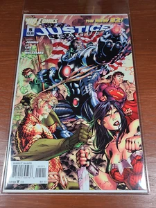 Justice League #5 (New 52 DC Comics) 1st Print Direct NM/M Bagged/ Boarded - Picture 1 of 3
