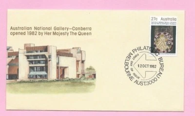 AUSTRALIA - FDC 1982 - NATIONAL GALLERY Canberra - Fdi - MELBOURNE Philatelic - Image 1 of 2