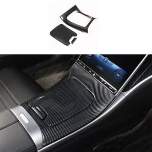 For Benz GLC X254 2023-24 ABS Carbon Fiber Central Console Gear Shift Panel Trim - Picture 1 of 9