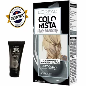 L'Oreal Paris Hair Color Grey 700 Colorista Makeup 1-Day for Blondes Loreal NIB - Picture 1 of 1