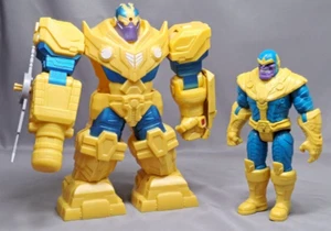 Marvel Avengers Mech Strike 9" Infinity Mech Suit and 7" Thanos Action Figure - Picture 1 of 10