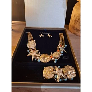 Bella Del Mar Jewelry Set Necklace Bracelet Earrings - Picture 1 of 10