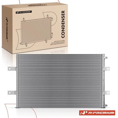 A/C Condenser with Bracket for Sterling Truck LT9500 03-06 AT9500 LT7500 LT8500 - Image 1 of 4