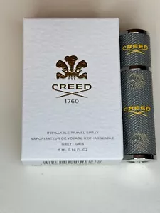 Creed Leather Travel Atomizer Grey Magnetic Cap  5ml/0.16 oz NEW IN BOX - Picture 1 of 1