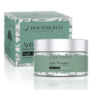 Crema de noche hialurónica antiarrugas Doctor Eco orgánica para el cuidado de la piel 50 ml - Imagen 1 de 3