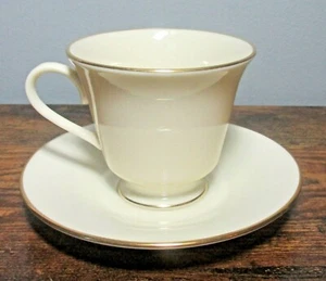 3er Set LENOX Cosmopolitan Collection "HAYWORTH" Tassen- & Untertassensets, Goldrand - Bild 1 von 6