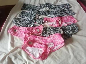 LADY`S KNICKERS SIZE 18 TO 20 BLACK PINK NEW WITH TAGS - Picture 1 of 10