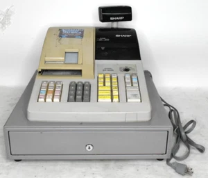 Sharp Electronic Cash Register ER-A320 No Keys For Parts Only - Picture 1 of 11