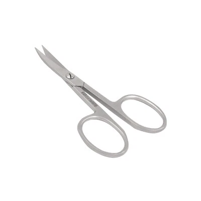 MASAKO INSTRUMENTE Nagelschere einseitige Mikroverzahnung gebogene Schneide Schere Nägel 9,5 cm