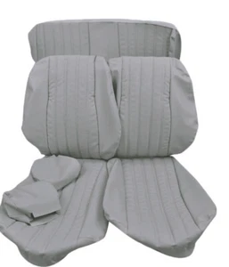 Seat Covers for Fiat 124 Spider Year of Manufacture 1979-1985 Gray - Picture 1 of 6