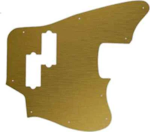 WD Custom Pickguard For Fender Modern Player Jaguar Bass #14 Simulated Brushe... - Picture 1 of 1