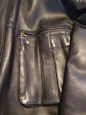 Mens Genuine Made in Italy Leather Winter Jacket - Image 1 of 4
