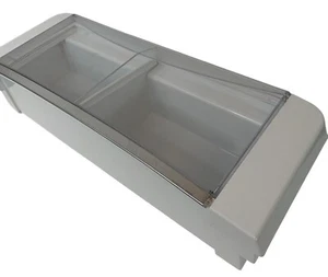 OEM GE Monogram Refrigerator Dairy Bin Replacement ZISW420DRD White 10122 EUC - Picture 1 of 7