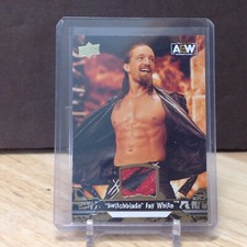 SWITCHBLADE JAY WHITE 2 COLOR GOLDEN MEMORABILIA RELIC SP - 2023 UPPER DECK AEW