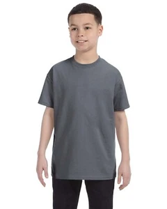 Gildan Youth Heavy Cotton Stylish T Shirt Casual Plain T-Shirt - G500B - Picture 1 of 51