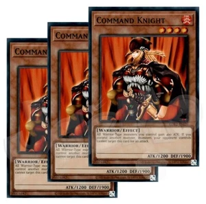 Yugioh - Kommandorritter x 3 - NM - Plus Gratis Holografische Karte - Bild 1 von 1