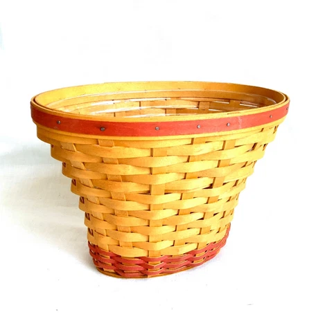 Longaberger Collectors Club May Series Miniature Geranium Basket + Protector Cover
