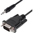 StarTech.com 3ft [1m] DB9 to 3.5mm Serial Cable for Serial Device Configuration,