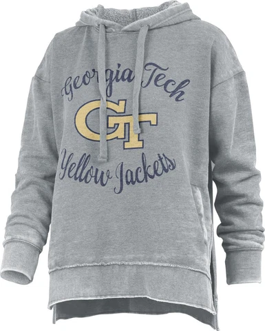 Women's Hoodie Georgia Tech GT Vintage Hoodie Ladies Fleece Sweatshirt Cover