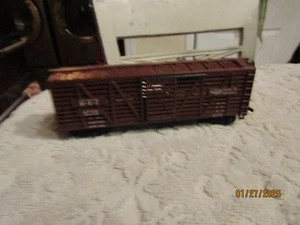 Vintage Mantua HO 40' Steel Single Door Cattle Stock Car MKT 47150 Katy 1960s - Picture 1 of 8