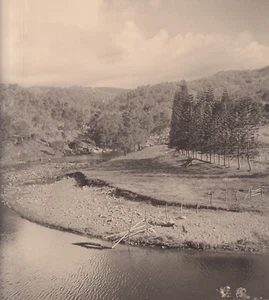 29x22 - NOUVELLE CALEDONIE 1949 - Paysage de l'intérieur - Attr. à Jean Morin** - Picture 1 of 2