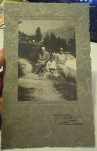 FOTOGRAFIA CARTONATA DEL 1928 COGNE VAL D'AOSTA AOSTA - - Foto 1 di 5