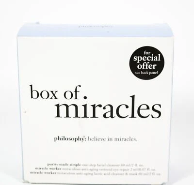 哲学盒 Miracles Believe in Miracles 特别优惠套装 全新 — 第 1/4 张图片