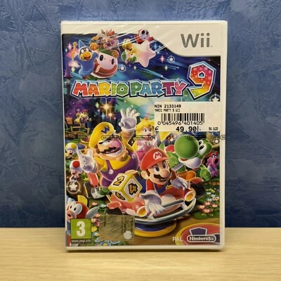 Mario Party 9 Nintendo Wii PAL Italiano ITA Nuovo Sigillato Sealed - Immagine 1 di 4