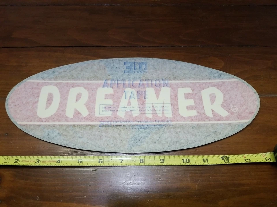 Calcomanía de vinilo vintage "Dreamer" pegatina coche camión ventana 14" Foto 1 de 1