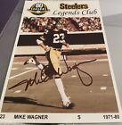 NFL Steelers Mike Wagner Auto 5x7 Photo