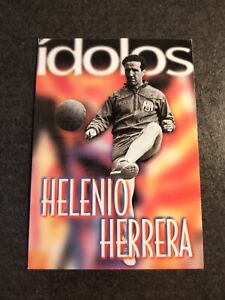 HELENIO HERRERA # 133 IDOLOS BARÇA 100 AÑOS 1899/1999 CENTENARIO CARDS PANINI 
