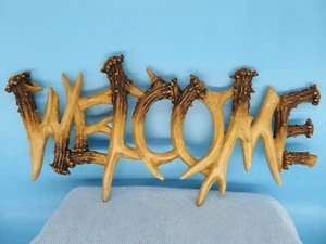 Rivers Edge Products Rustic Welcome Plaque Hanging Sign, Indoor or Outdoor, Poly - Picture 1 of 5