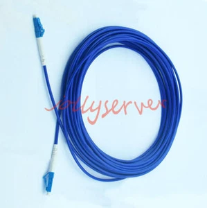 Neu 300M Armored Kabel Glasfaser Patch Kabel LC Zu LC Sm 9/125 3.0mm Einzel Core - Bild 1 von 1