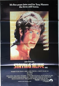 Staying Alive John Travolta Original Cinema Release 1 One Sheet Movie Poster - Picture 1 of 1