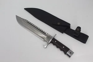 "CUCHILLO FORJADO A MANO JUNGLE BOWIE ACERO 5160 HOJA HECHA A MANO 16.5" - Imagen 1 de 4
