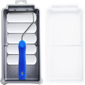 Paint Roller, 8 Pack 4 Inch Paint Roller Kit, Complete 4" Mini Paint Roller Kit - Picture 1 of 12