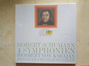 ROBERT SCHUMANN 4 Symphonien KARAJAN/BERLINER PHIL.*1972 GERMAN DGG 3LP BOX*MINT - Picture 1 of 2